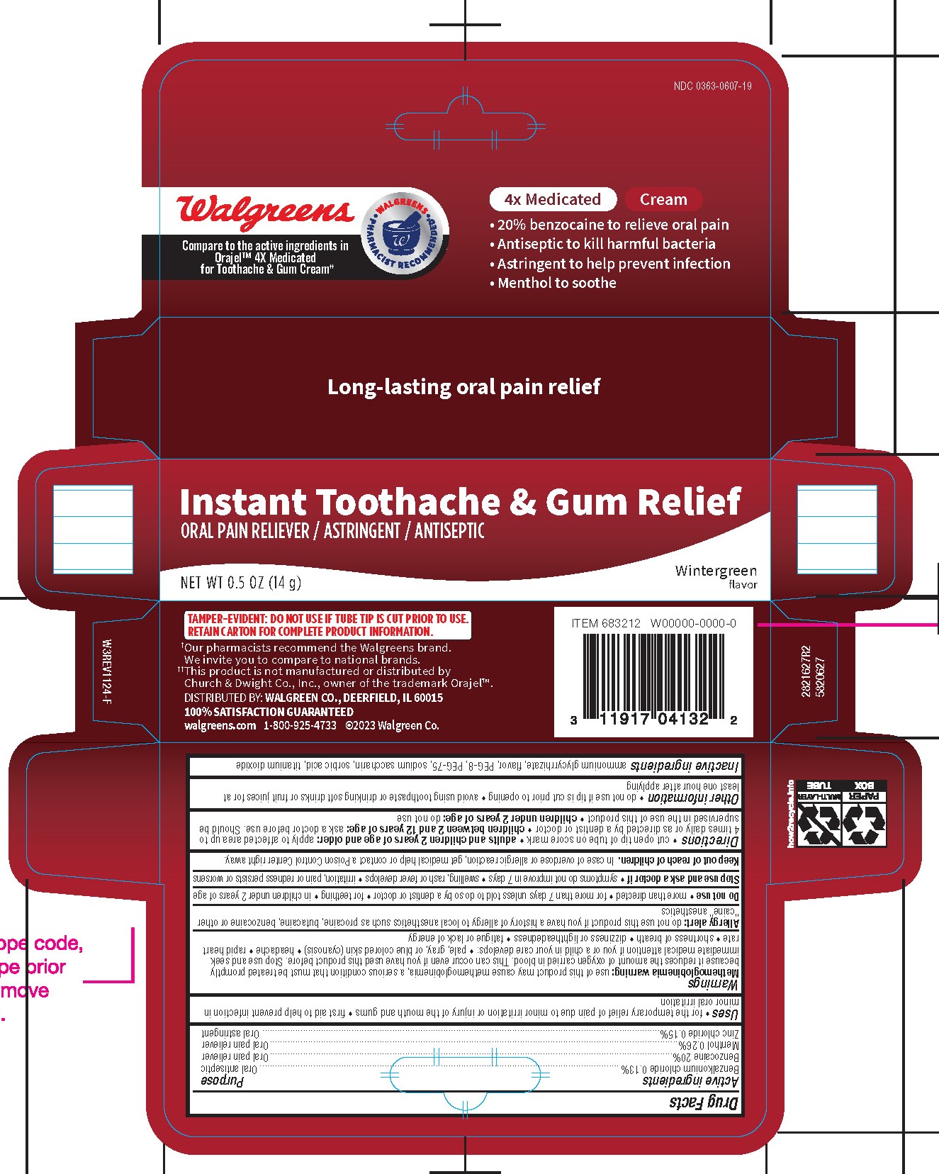4x Medicated Toothache And Gum Cream